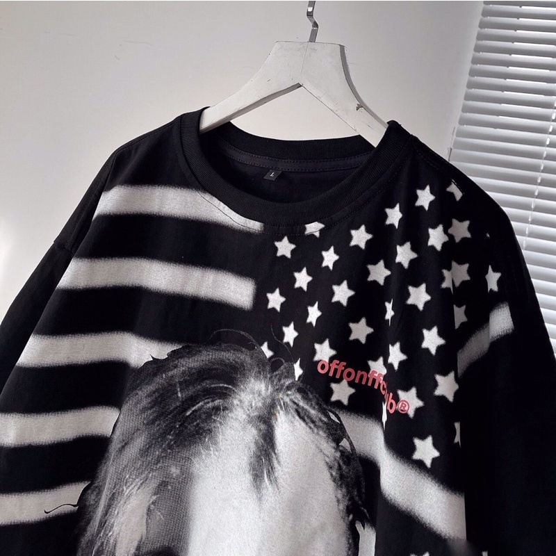 Áo thun cotton offon đen _HT.Store96