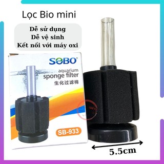 Máy lọc nước bio mini cho bể cá trong nước, nuôi vi sinh hồ cá