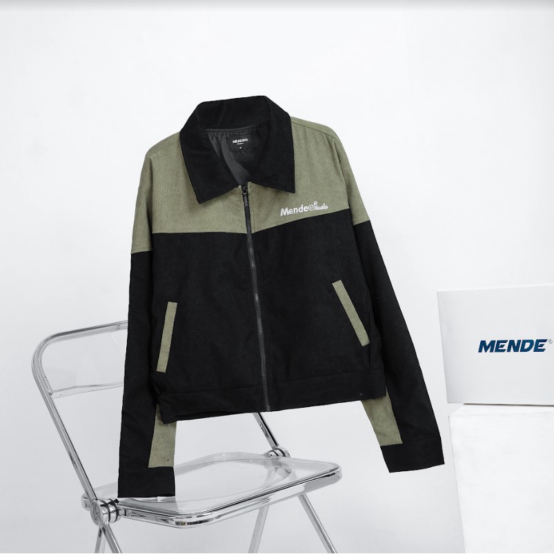 Silas Jacket - Áo khoác nam vải nhung tay dài Mende