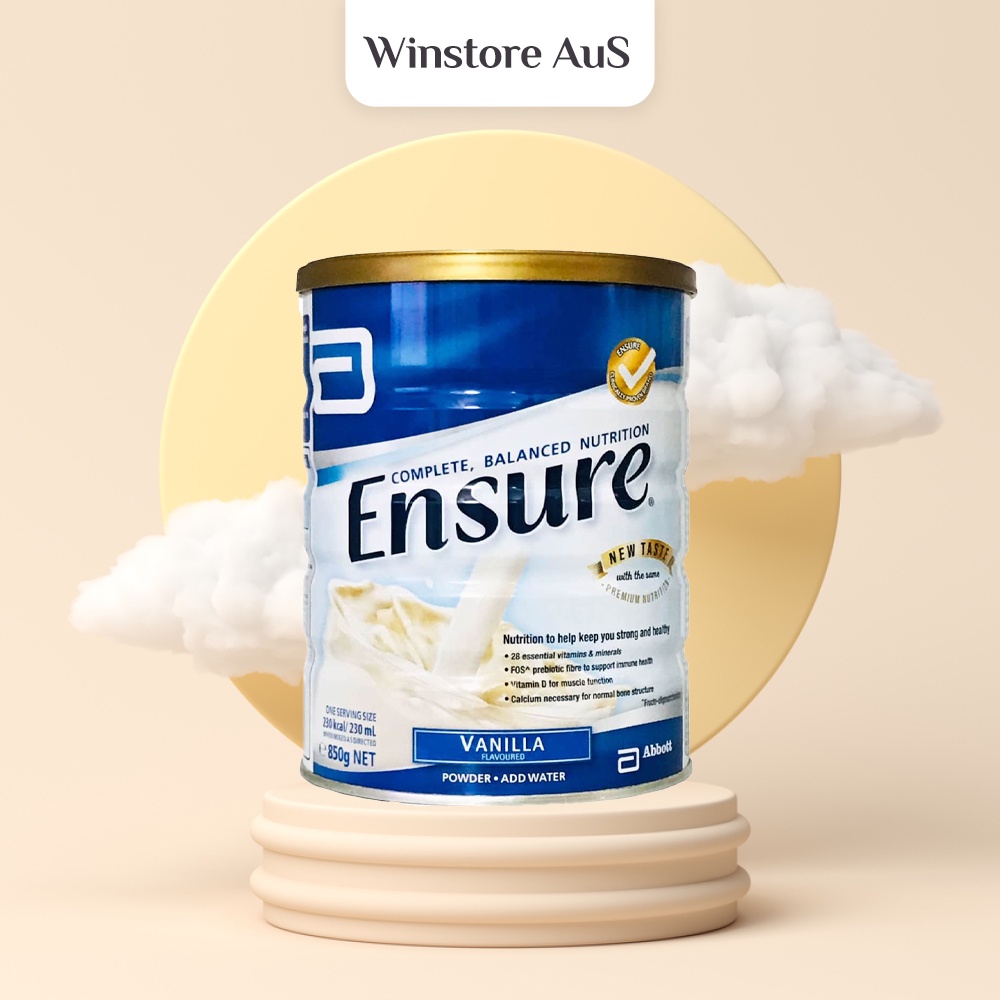 Sữa Ensure Úc 850g Chất lượng đảm bảo, Giá Tốt Hương Vanilla