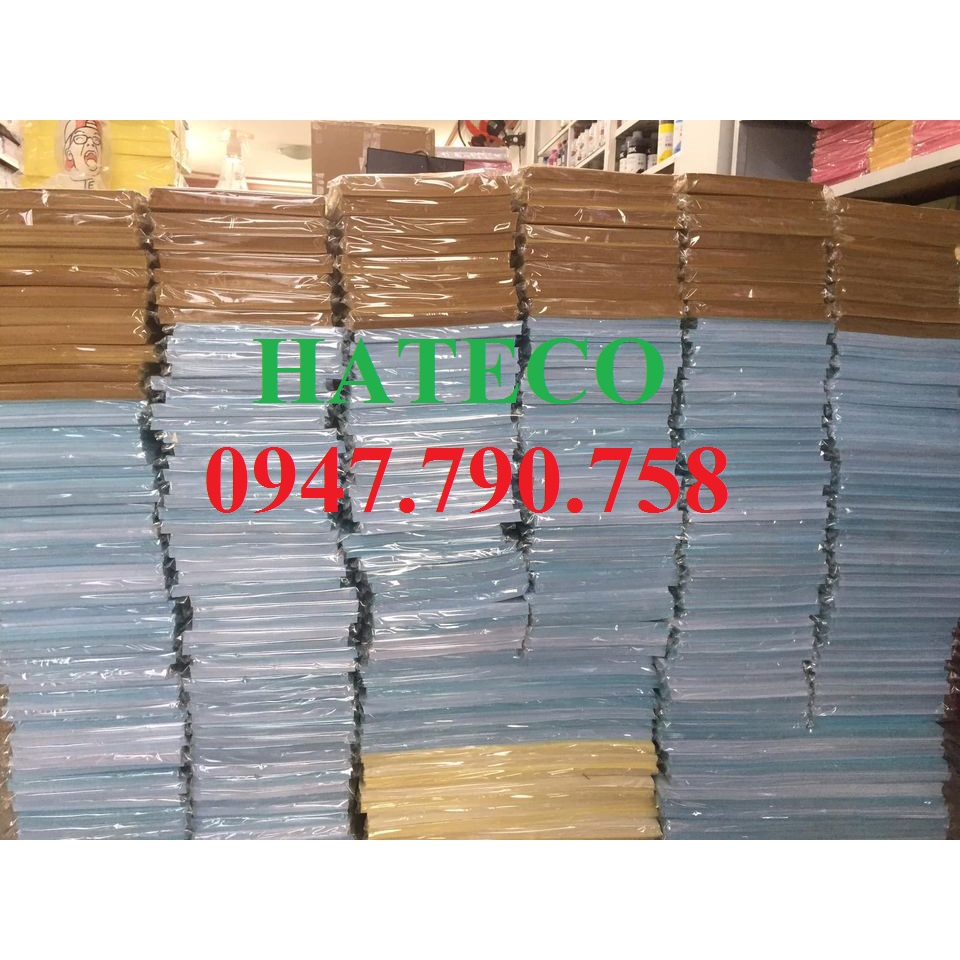 Giấy Decan/ Đề can A4 đế xanh nhám - Decal nhám Thái