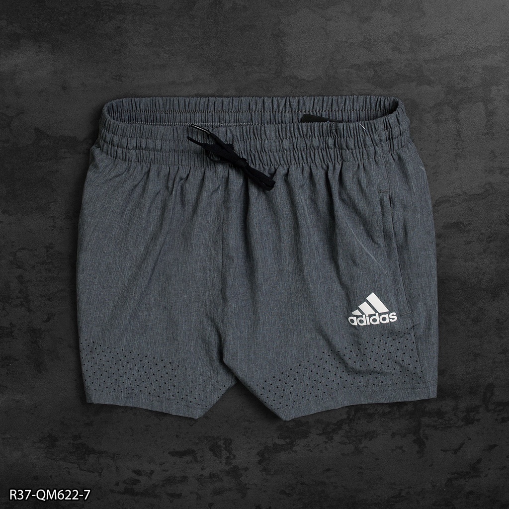 Quần short thể thao/ quần tập gym 2 lớp form trên gối tôn dáng, chất vải mịn mát R37