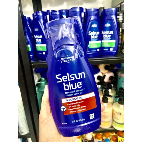 Dầu gội Selsun Blue Antidandruff Shampoo Mỹ Giúp Làm Sạch Nấm Gàu 325ml