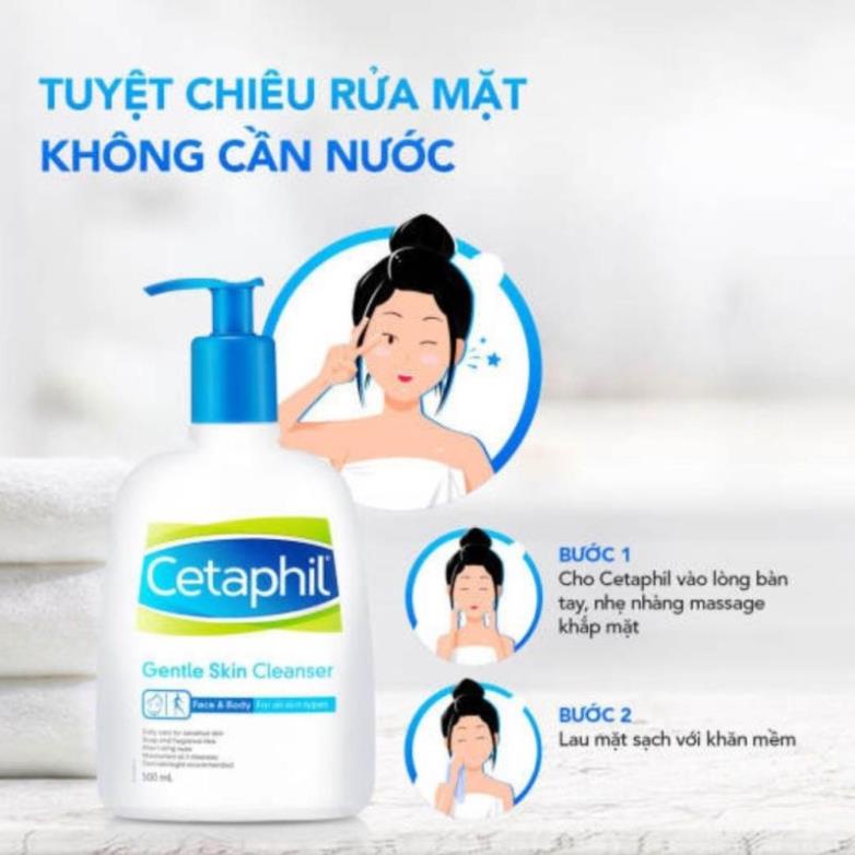 Sữa Rửa Mặt cetaphil Gentle Skin Cleanser 500ml