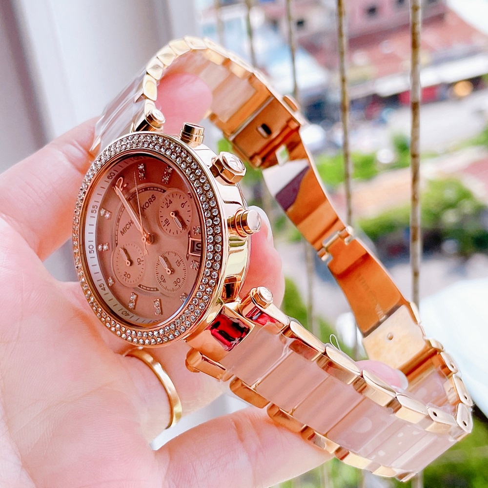 Đồng Hồ Nữ Michael Kors MK5896 Màu Vàng Hồng 39mm