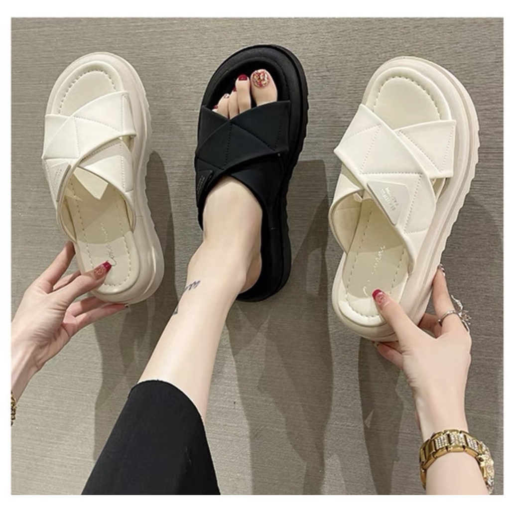 XẢ KHO (S125) Dép lê nữ quai chéo tam giác (Mã 777- dép quai chéo)