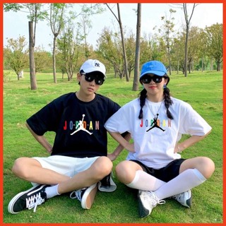 Áo thun jordan nam nữ vải cotton áo thun nam nữ form rộng tay lỡ sabistores1