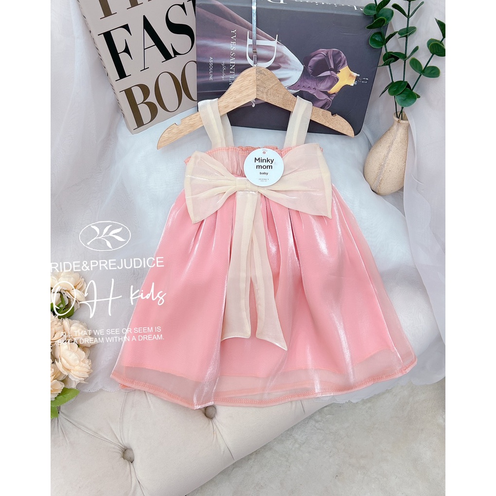 Size 7-20kg Váy Tơ 2 dây công chúa, set váy cao cấp - hàng thiết kế cho bé gái