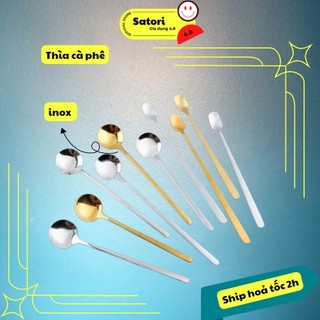 Thìa cafe, uống trà inox 304 cao cấp