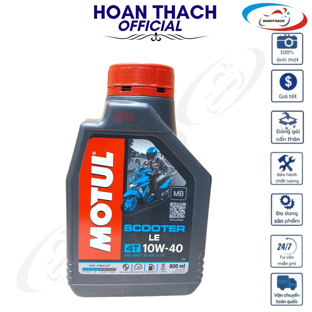 Dầu Nhớt Xe Tay Ga Motul Scooter Le 10W40 HOANTHACH SP018602