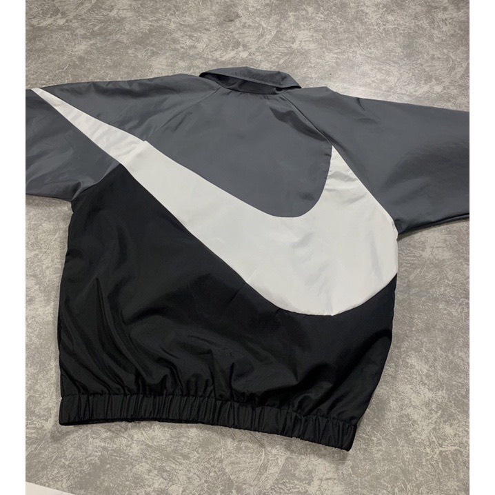 Áo khoác gió Nike chính hãng đôi nam nữ 2 lớp unisex chất liệu dù cao cấp unisex form rộng brand jacket 5011