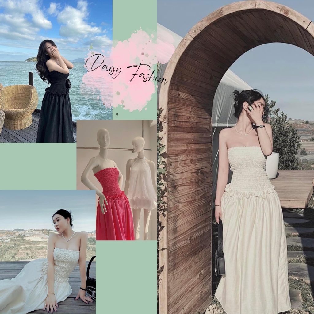 Đầm dạ hội,váy công chúa vải thun màu đen dáng dài sang trọng cho nữ style Tỉ Tỉ (d17)