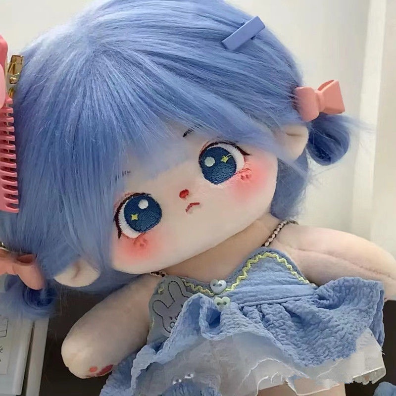 Búp bê bông BJD tại chỗ 20cm đồ chơi sang trọng dễ thương có thể thay quần áo cho búp bê