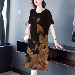 Đầm trung niên tay xẻ
