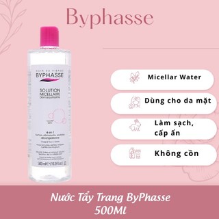Nước Tẩy Trang Byphasse 500Ml làm sạch sâu