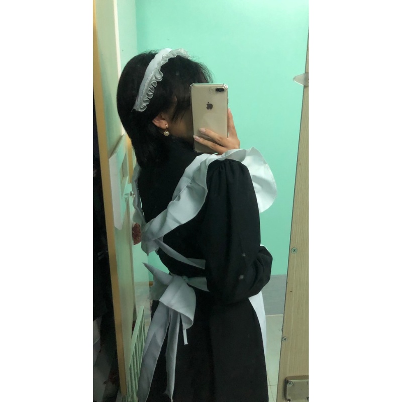 Maid Bộ Cosplay dành cho cả Nam Nữ  Full phụ kiện