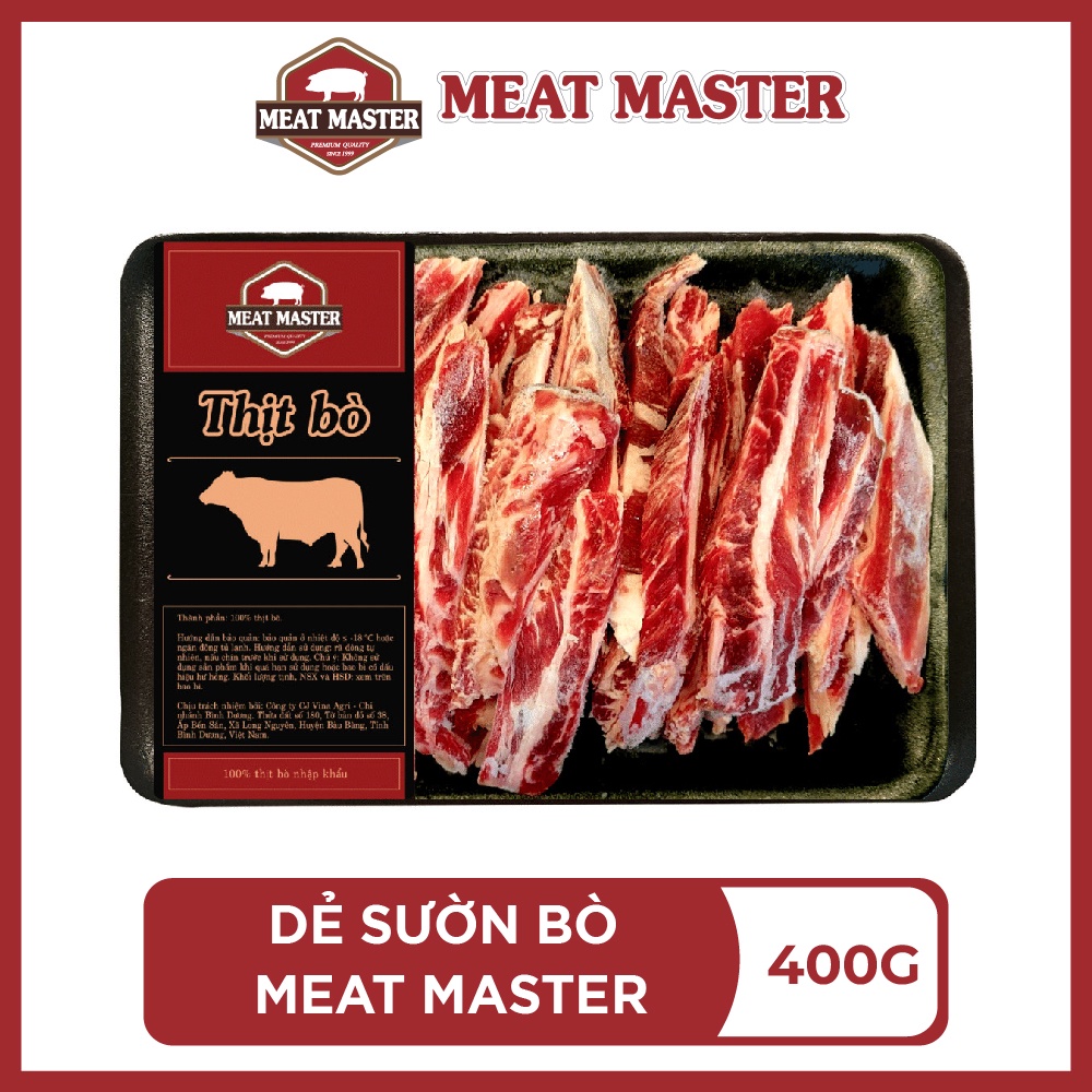 Dẻ sườn bò Mỹ Meat Master (400G) - Thịt bò đông lạnh nhập khẩu từ Mỹ