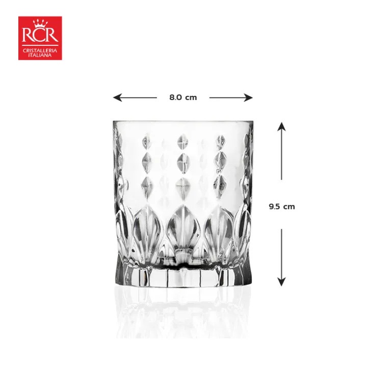 Ly Thuỷ Tinh Pha Lê Ý RCR - Marilyn Dof Tumblers 340 ml