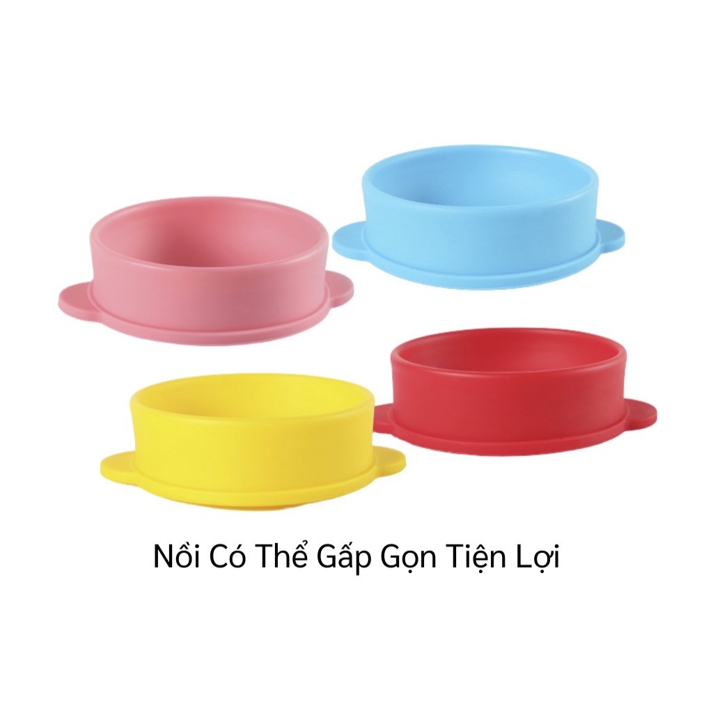 Chén nấu sáp chống dính, nồi nấu sáp wax lông Silicon