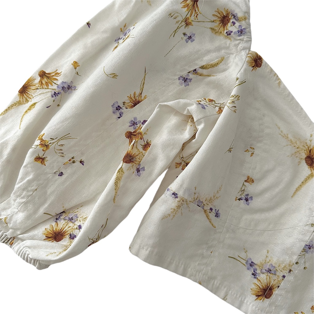 Áo croptop H&M chính hãng 1 mau chất thun line dày dăn cực xịn