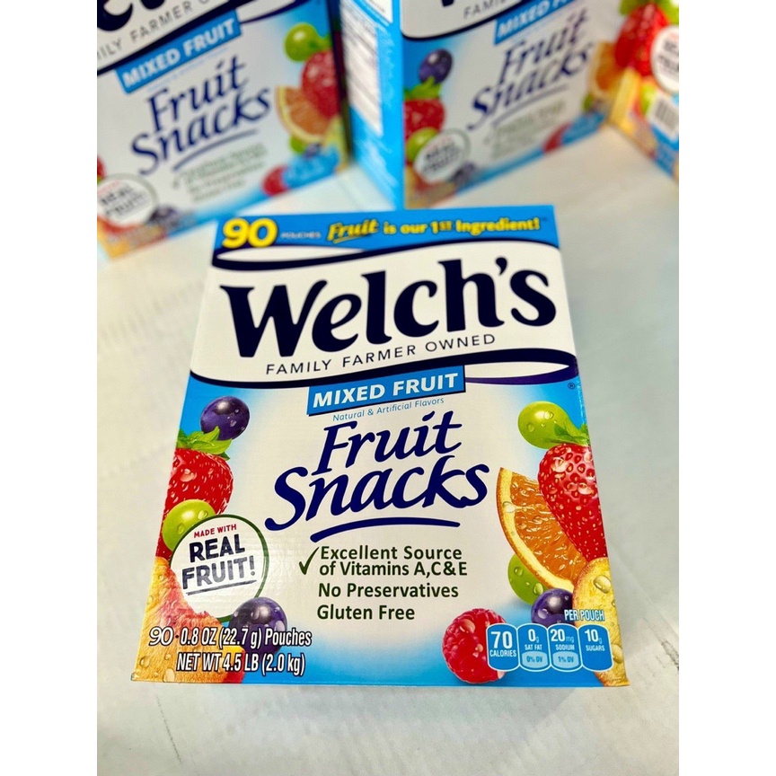 Kẹo dẻo trái cây Welch's Fruit Snack 2kg