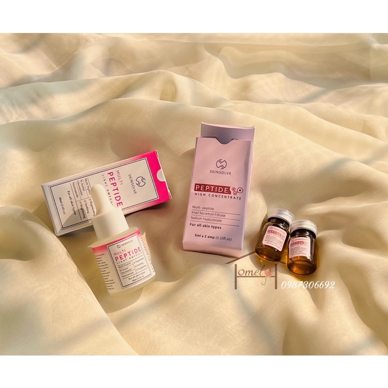 Tinh Chất Peptide Skinsolve Phục Hồi da cấp tốc, cho da mỏng yếu, hư hại, treatment