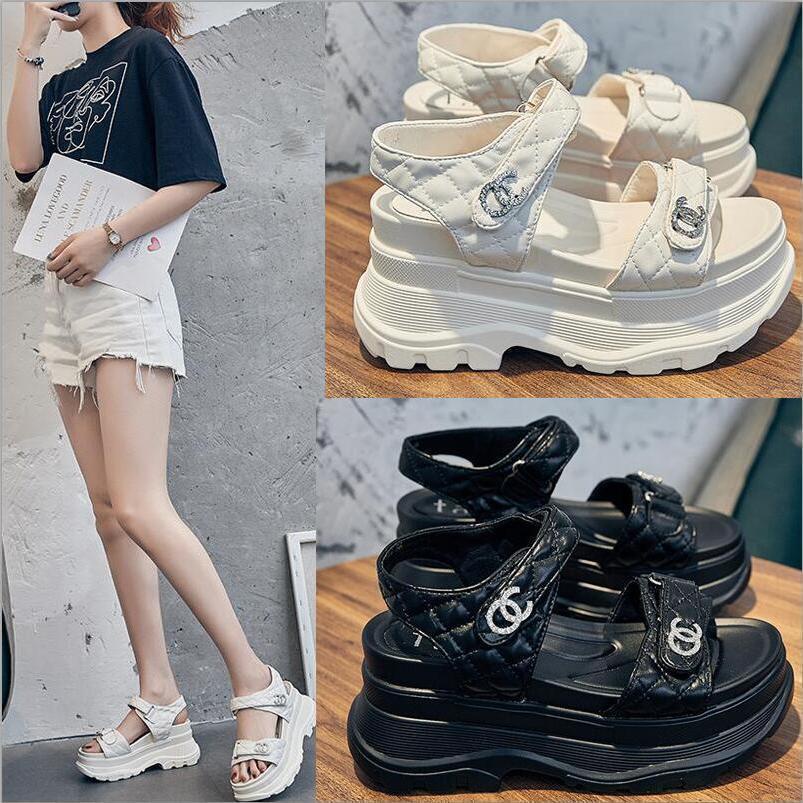 Giày Sandal Đế Dày Phong Cách Roman Thời Trang Mùa Hè Cho Nữ