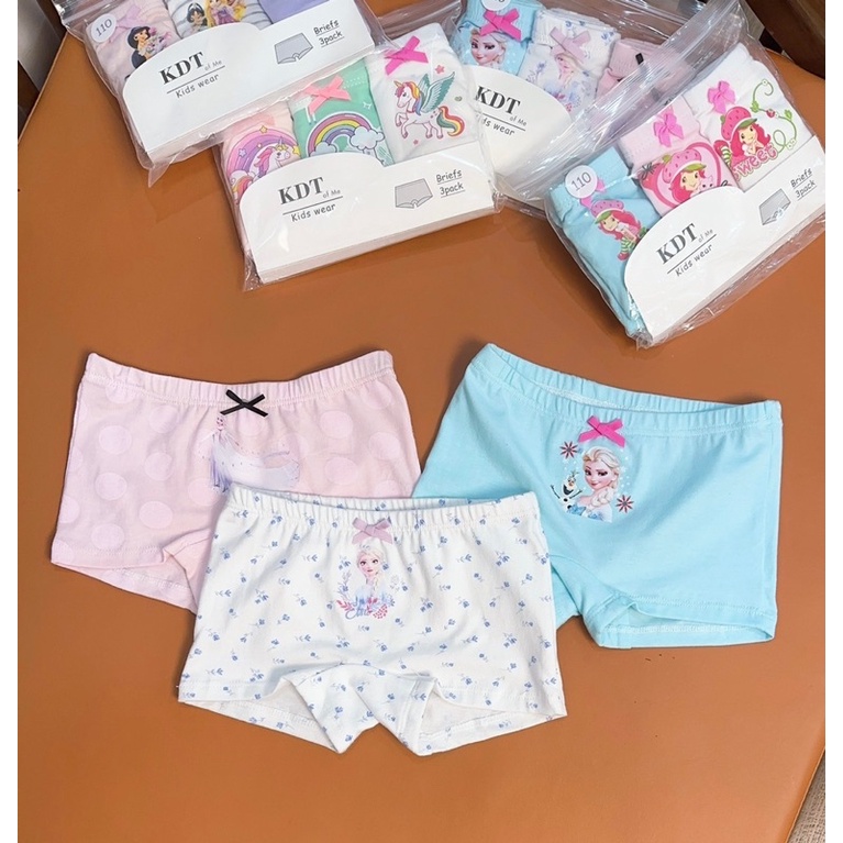 SET 3 QUẦN CHIP ĐÙI CHO BÉ GÁI KTD