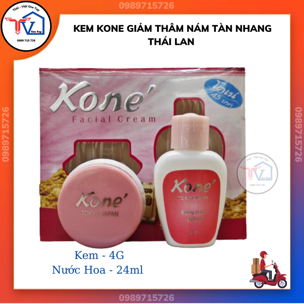 Kem Kone Giảm Thâm Nám Tàn Nhang - Thái Lan ( Kem + Nước Hoa )