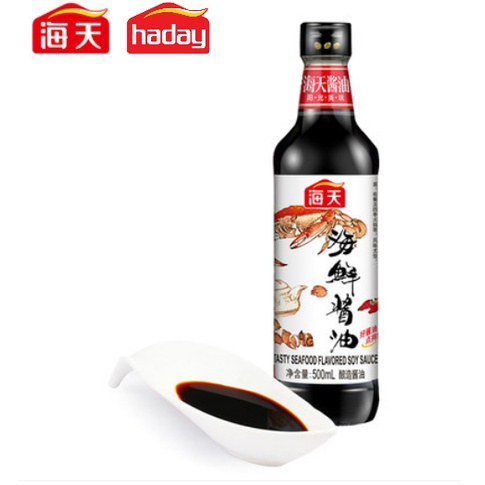 Xì dầu hải sản Hải Thiên thơm ngon đậm vi chai 500ml