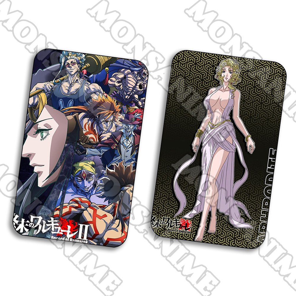 Ảnh card bo góc in hình Record of Ragnarok thẻ bo viền 5*8cm anime chibi sưu tầm 1 tấm