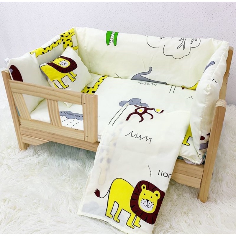 Giường gỗ xinh xinh