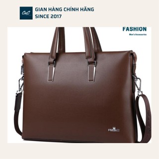 [Bảo hành 10 năm] HÀNG NHẬP Túi xách nam hàng hiệu CHICHI FASHION CDN29 DA CAO CẤP ĐỰNG LAPTOP 14 INCH (Loại 1)