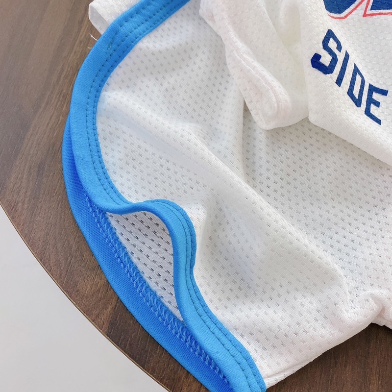 Bộ cộc tay thể thao chất cotton thông hơi siêu mềm mát, thấm mồ hôi cho bé trai bé gái