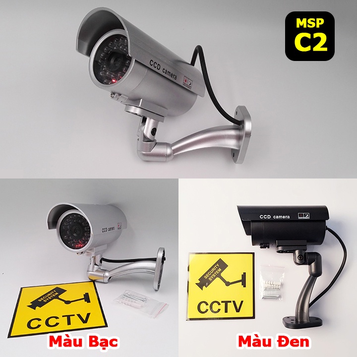 Camera mô phỏng có đèn báo mô hình chống trộm