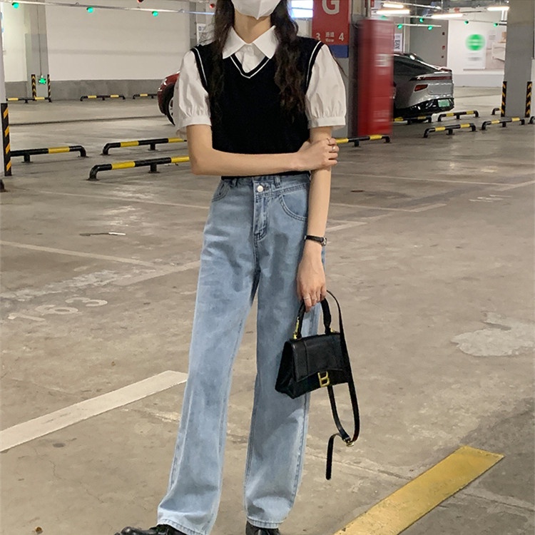 Áo Dệt Kim Ngắn Phong Cách Ngọt Ngào Thời Trang Mùa Hè 2023 [Hana and Alice]