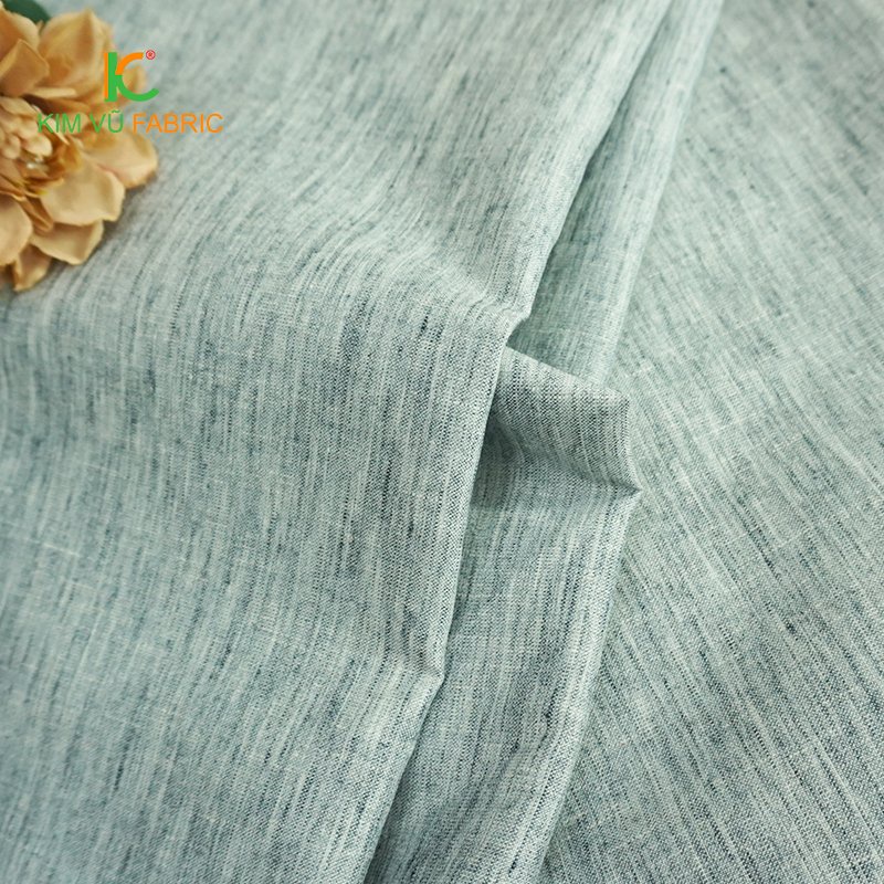 Vải linen look Kim Vũ cập nhật bản màu mới, phù hợp may đầm, đồ bộ, áo sơ mi, pháp phục