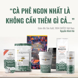 Cà Phê 1 phin 18g Thunder Nhãn Xanh (Xay Sẵn)