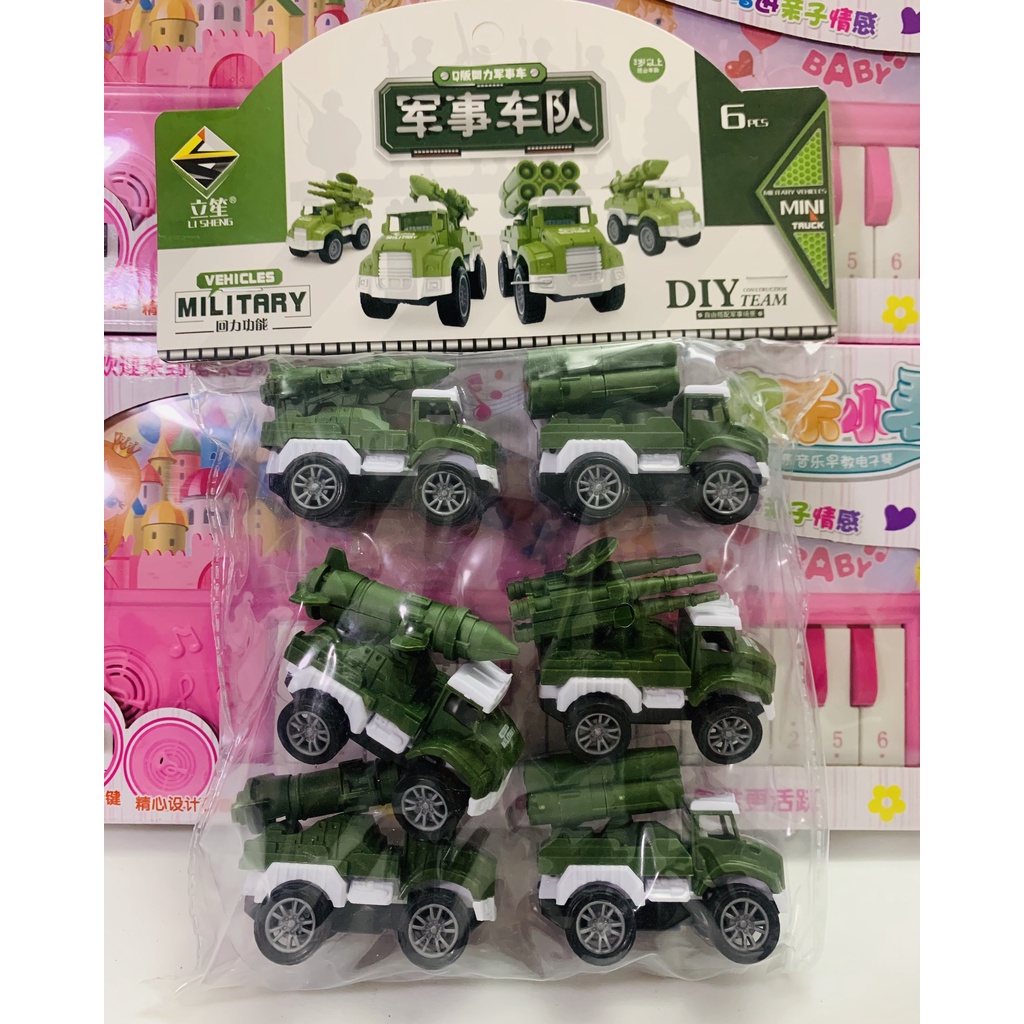 Bộ đồ chơi xe công trình cho bé