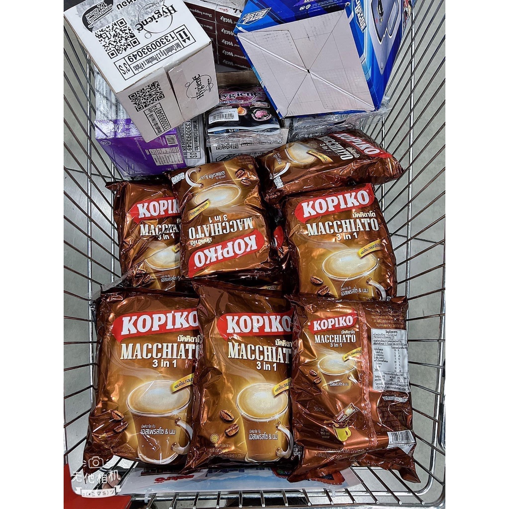Cà Phê Kopiko Macchiato 3in1 Chính Hiệu Thái Lan - Kopiko Macchiato 3in1 Instant Coffee Thailand 480g