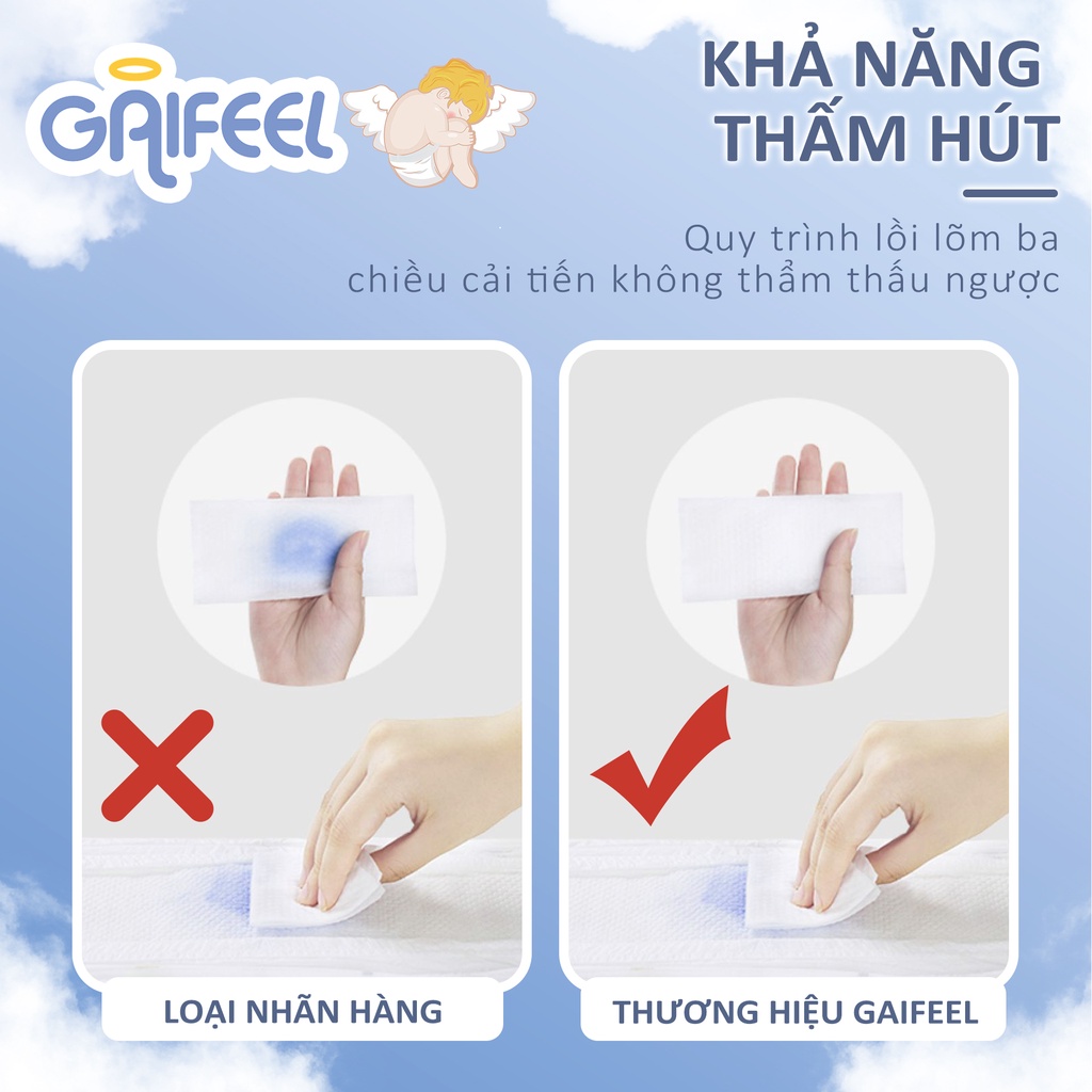 GAIFEEL Tã Dán Cho Bé Sơ Sinh Tã Quần Cho Bé  L XL XXL XXXL 5 Gói