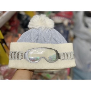 Mũ len nơ đen bé gái River island