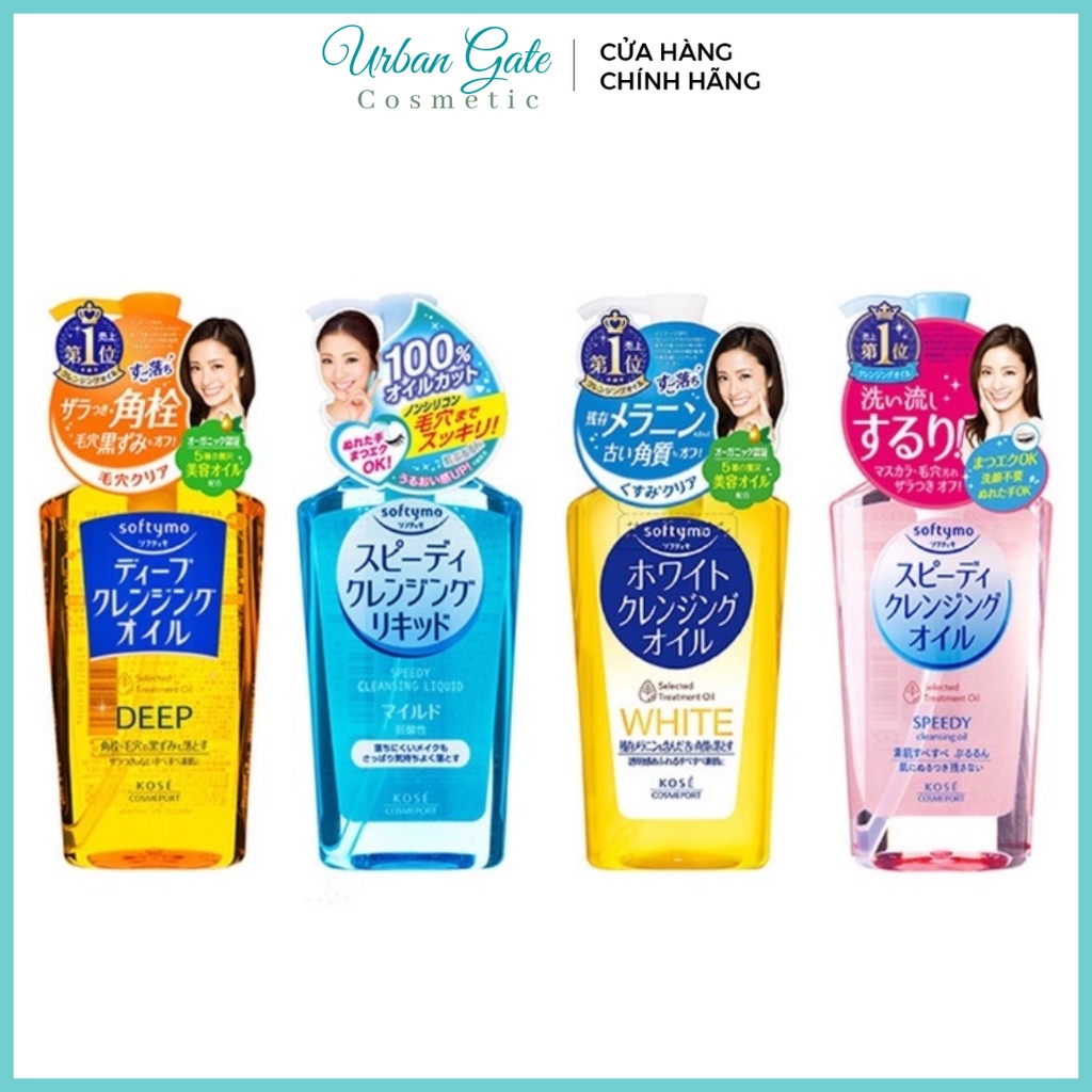 Dầu Tẩy Trang KOSE Softymo Selected Cleansing Oil 230ml Nhật Bản - Dung dịch tẩy trang Kose