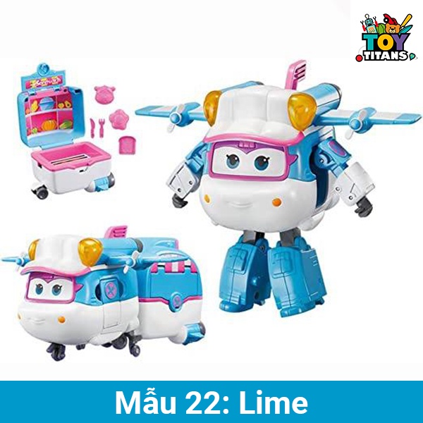 Đội bay siêu đẳng SUPERWINGS - Tất cả nhân vật robot biến hình trong phim hoạt hình Đội Bay Siêu Đẳng  - Cỡ Vừa