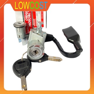 Bộ Ổ Khóa 6 Cạnh Chống Trộm Dành Cho Honda Wave A, Wave 100, 110, ZX Thái (Bộ Gồm Trước Và Sau)