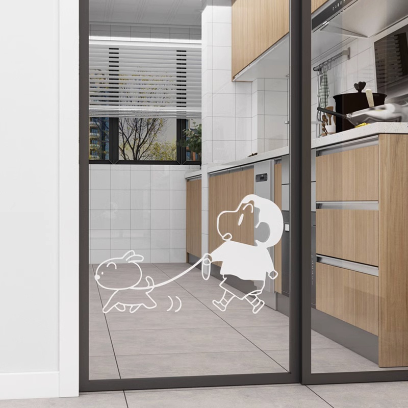 Phim hoạt hình Nhật Bản anime tranh mica bút sáp màu nhỏ mới dán tường acrylic 3d dán tường phòng trẻ em dán cửa phòng khách tủ giày góc trang trí tường miếng dán tự dính