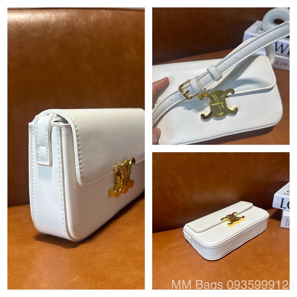 Túi xách nữ đẹp đeo chéo MM Bags túi kẹp nách đi chơi đi tiệc chât da xịn phong cách Hàn