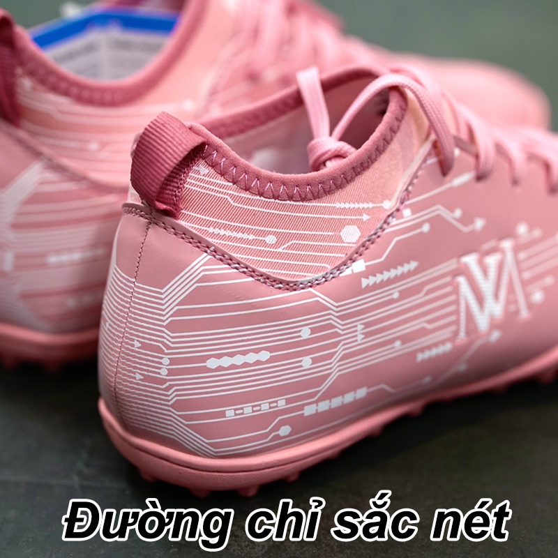 Giày đá bóng nam chính hãng WARIOR hàng công ty, giày đá banh sân cỏ nhân tạo đế đinh dăm TF đã khâu đế