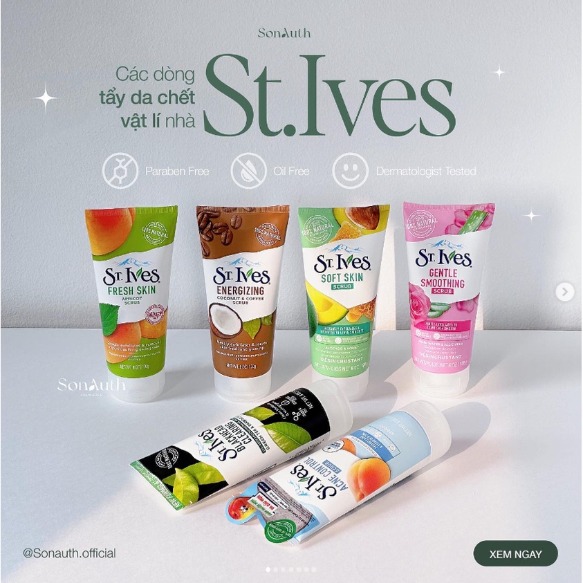 Tẩy da chết St.Ives Scrub 170g