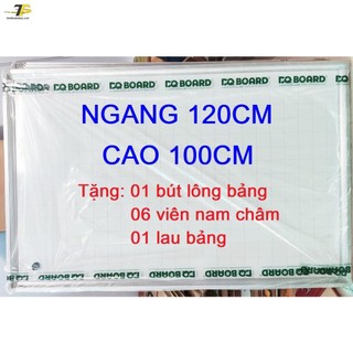 Bảng từ trắng treo tường 100 x 120 cm